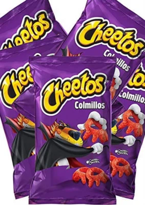 Mexican Chips Cheetos Colmillos Sabritas 5 Bags 27g Each - Image 1 of 2