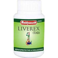 Baidyanath (Jhansi) Liverex Tab (100 Tabletas) Homeopático Tabletas - Envío