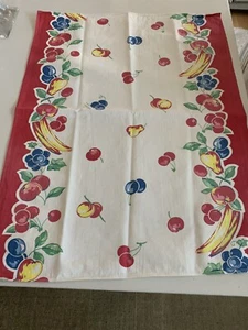 Vintage Cotton Tea Dish Towel - Picture 1 of 8