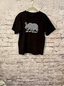 Youths Vans Off The Wall California Republic Black T Shirt - Picture 1 of 4