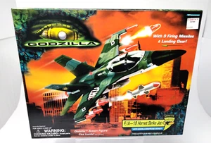 Vehículo de colección Trendmasters Godzilla F/18-A Hornet Strike Jet 1998 nuevo en caja - Imagen 1 de 4