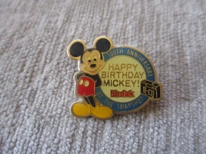 Vintage Mickey Mouse 100th Anniversary Kodak Pin - Disney - Bild 1 von 4