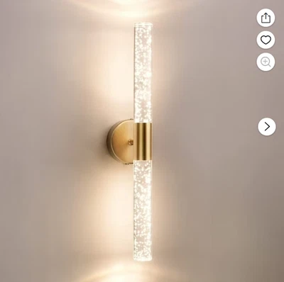 20" Crystal Vanity Lights LED Bathroom Light Fixtures, Modern Indoor - 1 pc - Image 1 of 4