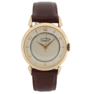 Vintage 32mm Illinois Herren Automatik Armbanduhr Eterna 1248TC 10k Gold Filled - Bild 1 von 4