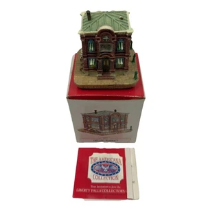 THE AMERICANA COLLECTION Grellers Pharmacy AH27 1993 Ceramic Village Building - Picture 1 of 14