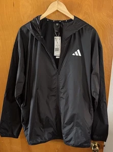 Adidas Jacke Herren Large Windbreaker schwarz - Bild 1 von 3