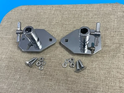 Bass Drum Spur Montajes Soportes Camco Años 60 Vintage Oaklawn Insignia Era Bonitos Foto 1 de 4