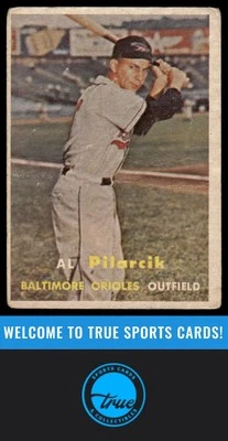 1957 Topps #311 Al Pilarcik - Image 1 of 2