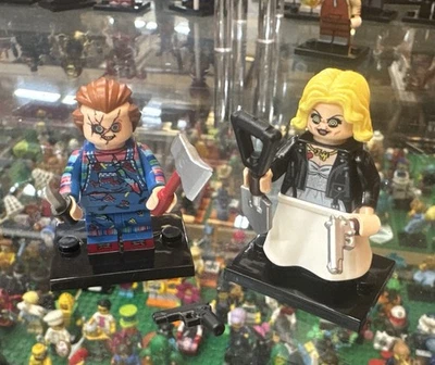 ЛОТ МИНИФИГУРОК ЧАКИ + ТИФФАНИ ВАЛЕНТИНА LEGO ужасы детская игра Дженнифер Тилли - Изображение 1 из 3