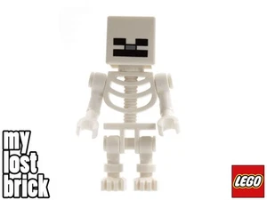 LEGO Minecraft - Minifigura Esqueleto del set 21118 (min011) - NUEVO - Imagen 1 de 1