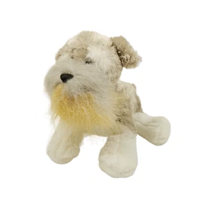 Ganz Webkinz Schnauzer Dog 9" Plush  HM159 Stuffed Animal Toy Only NO CODE - Picture 1 of 13