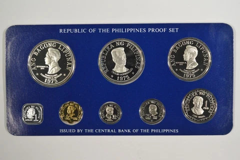 1975 Republic of the Philippines Proof Set Franklin Mint Cover