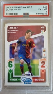 2008 Panini Play Liga #45 Lionel Messi PSA 6 - Picture 1 of 2