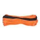 Synthetic Winch Rope, Orange1/4 x 50Ft Synthetic Winch Rope Line Cable for9281