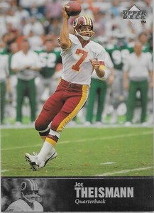 1997 Upper Deck Legends #174 Joe Theismann Washington Redskins