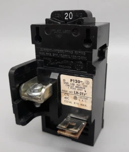 Pushmatic Bulldog ITE 20 Amp Single Pole 20A 120V Circuit Breaker P120 - Picture 1 of 5