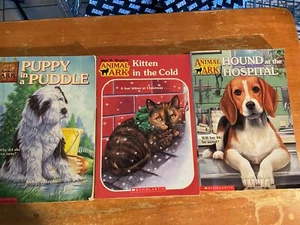 Animal Ark Series Lot of 3 Chapter Books PB Ben M. Baglio Kitten Hound Puppy - Imagen 1 de 5