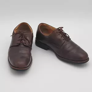 Mocassino Oxford Johnston Murphy scarpe eleganti uomo 9M pelle marrone montone accademico - Foto 1 di 16