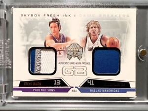 Trading Card Skybox Fleer Steve Nash & Dirk Nowitzki Patch 04 NBA All-star Ltd.