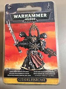 Games Workshop Warhammer 40K CHAOS SPACE MARINE SORCERER FINECAST 43-69