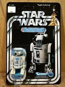 Vintage Star Wars R2-D2 Artoo Detoo Recarded  Original Figure 12 Back A NEW HOPE