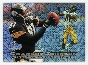 Flair Showcase 1998 Charles Johnson fila 0 #80 #/2000 Steelers - Imagen 1 de 1
