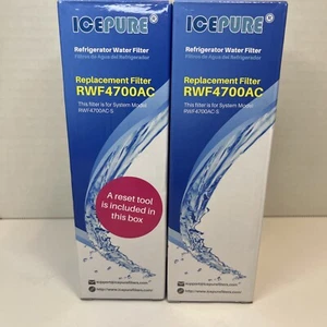ICEPURE RWF4700A Refrigerator Water Filters - 2 Pack LG Kenmore - Picture 1 of 5