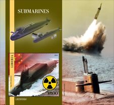 Submarines MNH Stamps 2023 Liberia S/S