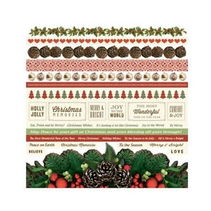 KAISERCRAFT Scrapbooking Sticker Sheet - Silent Night SS30 Christmas - Imagen 1 de 1