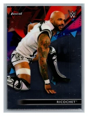 2021 Topps Finest WWE - #33 Ricochet - Image 1 of 2