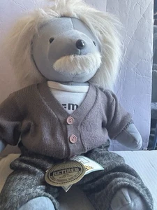 V.I.B Albert Einstein Bear North American Bear Co With Tags E-mc2 - Picture 1 of 14