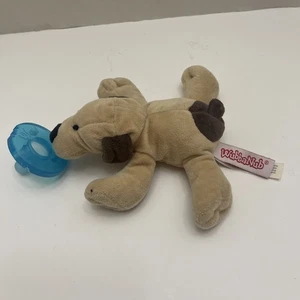 Mary Meyer Wubbanub 5" peluche cucciolo cane ciuccio ciucciolo simpatico peluche - Foto 1 di 6