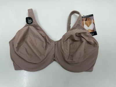 Bali Womens Bra Size 38DDD Toffee Brown Wired Silky Smooth Lining 3385 NWTs - Image 1 of 4