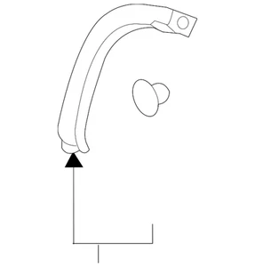 Weatherstrip original Subaru 63526SJ010 - Imagen 1 de 2