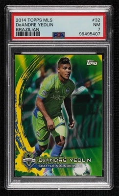 2014 Topps MLS Green /5 DeAndre Yedlin #32 PSA 7 - Image 1 of 2