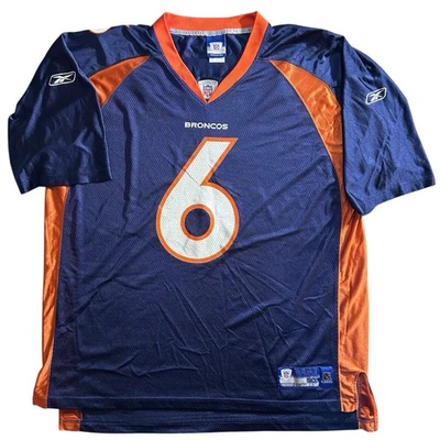 Camiseta de fútbol americano Reebok Denver Broncos Jay Cutler #6 NFL OnField talla 2XL Foto 1 de 4