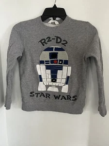 Star Wars R-2 D-2 Sweatshirt Boys Youth 8-10Y Long Sleeve H&M - Picture 1 of 4