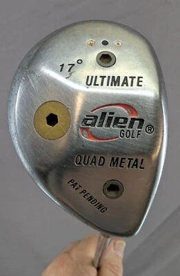 ALIEN GOLF 17* ULTIMATE QUAD METAL FAIRWAY MADERA EJE DE ACERO HIDRO-POTENCIA DIESTRO Foto 1 de 4