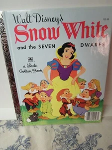 Vtg. Walt Disney's Snow White and the Seven Dwarfs Golden Book - Picture 1 of 10