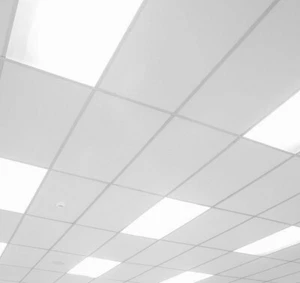 Suspended Vinyl Ceiling Tiles EasyClean Wipeable 1195mm x 595 x 7mm & 595 x 595 - Picture 1 of 12