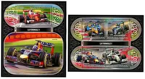 Formula 1 / Auto Racing on stamps Togo 2017  MNH** SN. - Picture 1 of 1