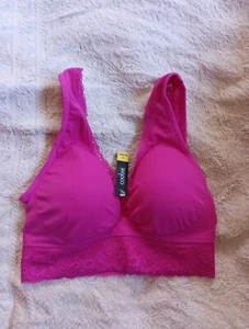 Women's Coobie Pink Lace Sport Bra Size S - Picture 1 of 5