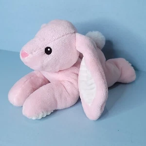 Peluche coniglietto pasquale coniglio bianco rosa occhi morbidi peluche 12" scintilla crea - Foto 1 di 6