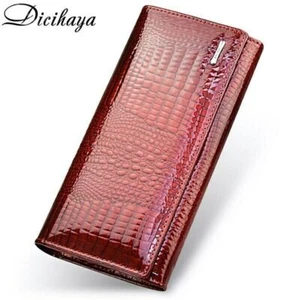 Echte Leder Geldbeutel Geldbörse Portemonnaie für Damen Frauen Woemn wallet - Bild 1 von 11