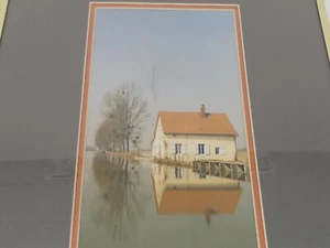 ALTES KUNSTFOTO SIGNIERT VON LOUIS J. SPEER 1984 CHALON - FRANKREICH GERAHMT - Bild 1 von 5