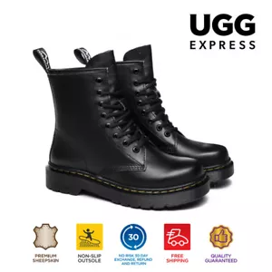 TARRAMARRA® UGG Womens Boots Leather Marten Boots Nonslip Simona - Picture 1 of 25