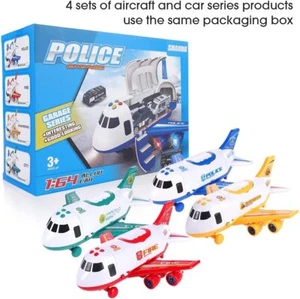 Flugzeugspielzeug für Kinder Autos Spielzeug Set verformbar Feuerwehrauto / Technikfahrzeug - Bild 1 von 37