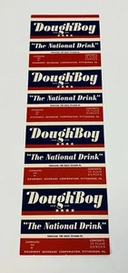 1941 WW2 Dough Boy Beverage Advertising Paper Label “The National Drink” NOS - Picture 1 of 3