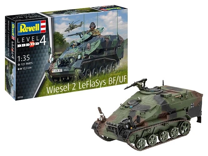 Revell 03336 - 1/35 Donnola 2 Leflasys Bf / Uf - Nuovo - Immagine 1 di 1