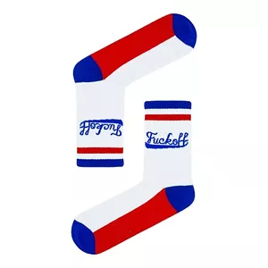 Fuck-off Sports Socks/Gift Socks/Novelty Socks/Funny Socks/Unisex Socks - Picture 1 of 1